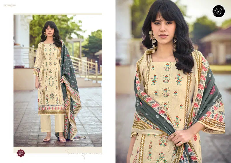 Belliza Bin Saeed Vol 10 Cotton Digital Printed Dress Material Collection