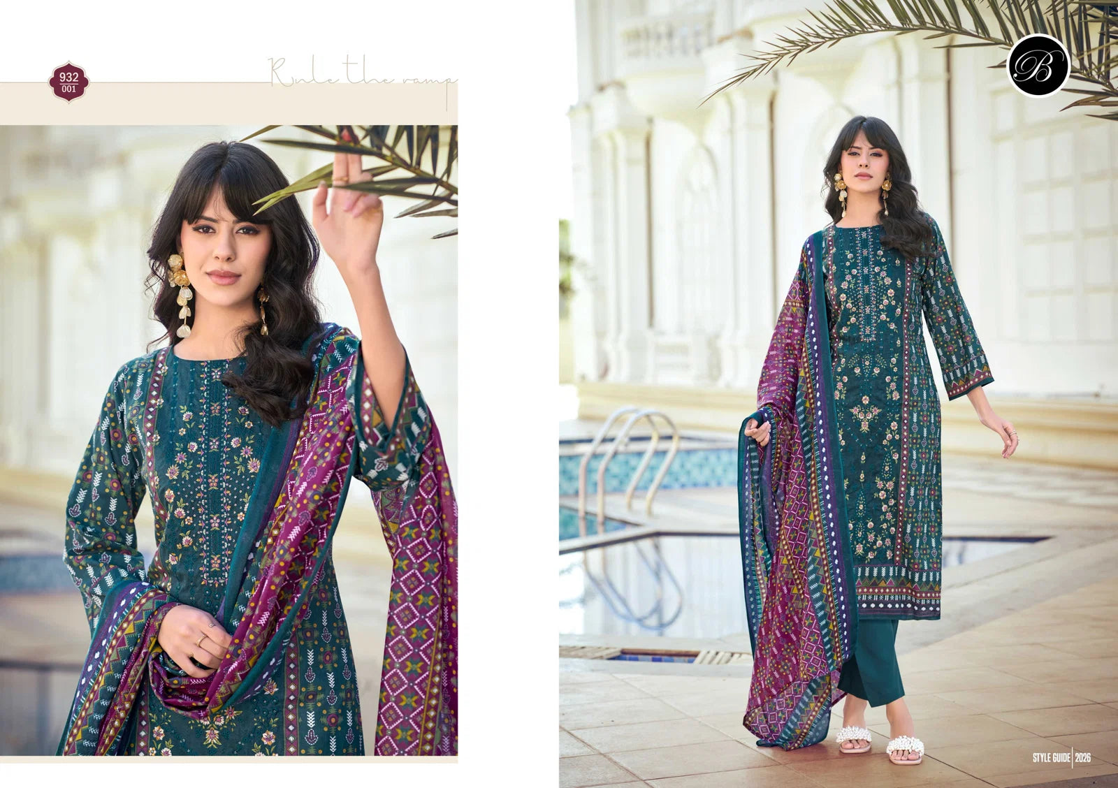 Belliza Bin Saeed Vol 10 Cotton Digital Printed Dress Material Collection
