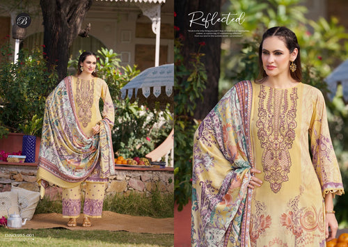 Belliza Dilkhush Vol 3 Viscose Rayon Digital Printed Dress Material