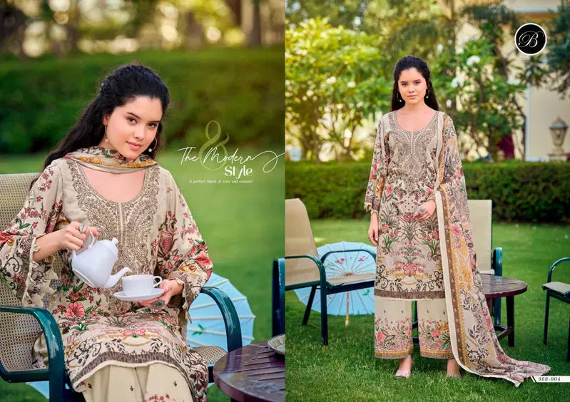 Belliza Dilshad Vol 6 Pure Viscose Rayon Digital Printed Dress Material