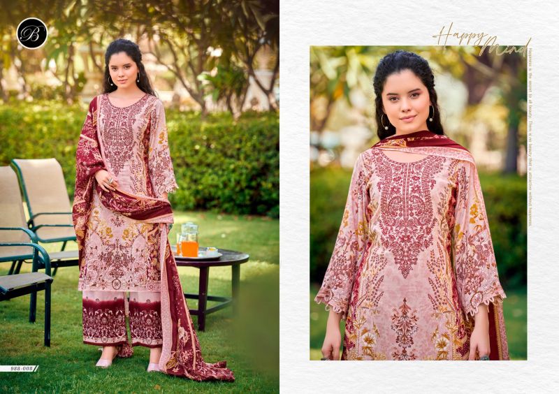 Belliza Dilshad Vol 6 Pure Viscose Rayon Digital Printed Dress Material