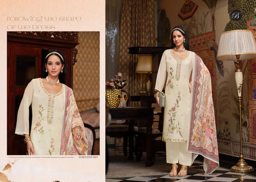 Belliza Gulfam Modal Muslin Heavy Embroidered Salwar Kameez Collection