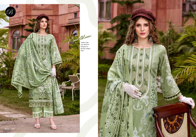 Belliza Gulistaan Cotton Digital Printed Dress Material