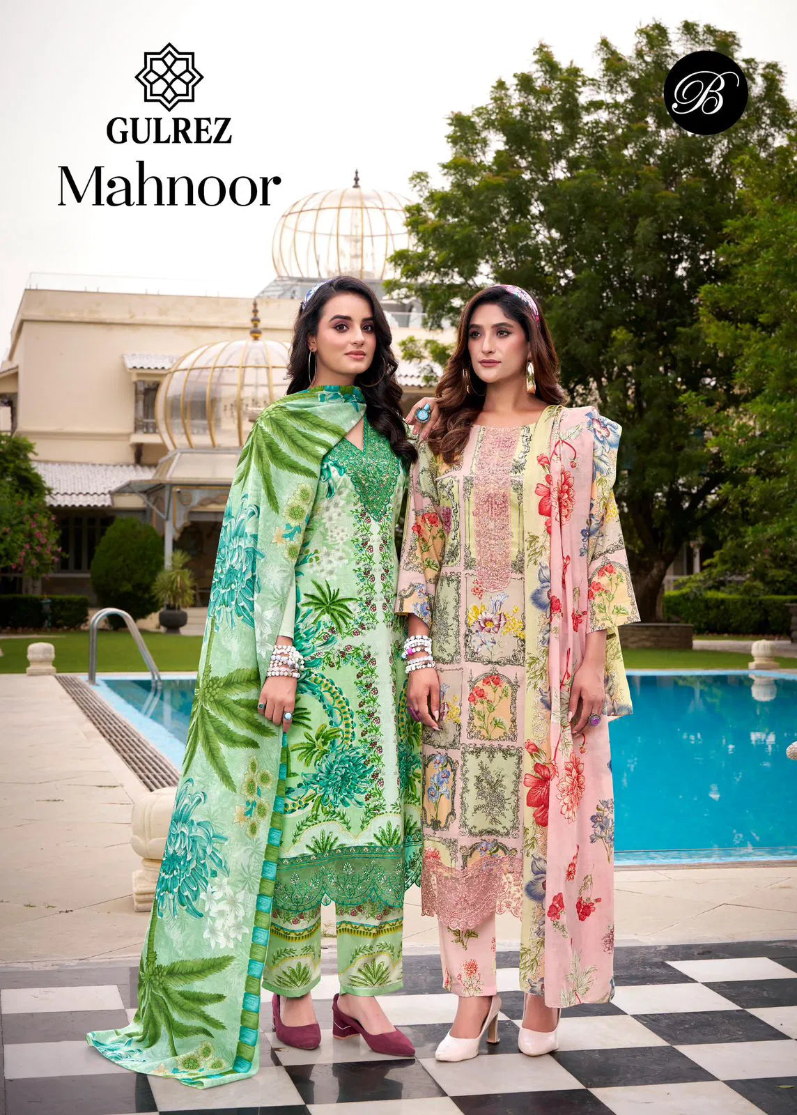 Belliza Gulrez Mahnoor Cotton Print With Embroidery Worked Salwar Kameez Collection