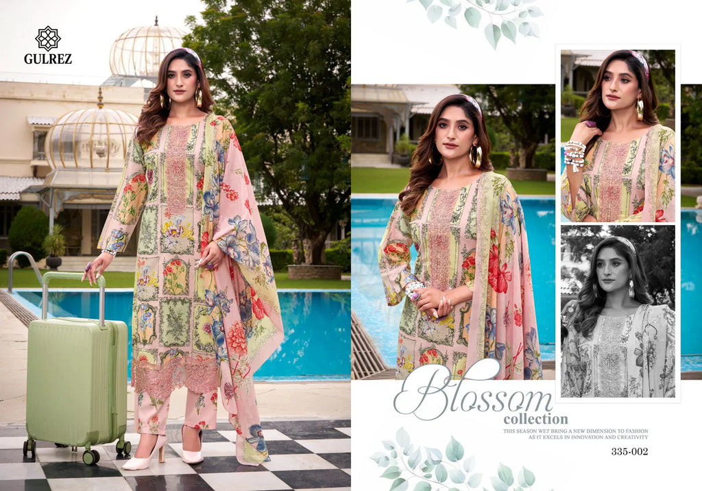Belliza Gulrez Mahnoor Cotton Print With Embroidery Worked Salwar Kameez Collection