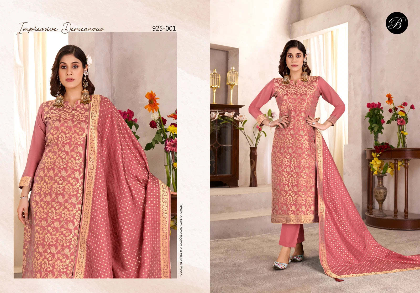 Belliza Ishani Viscose Dola Silk Jacquard Worked Salwar Kameez Collection