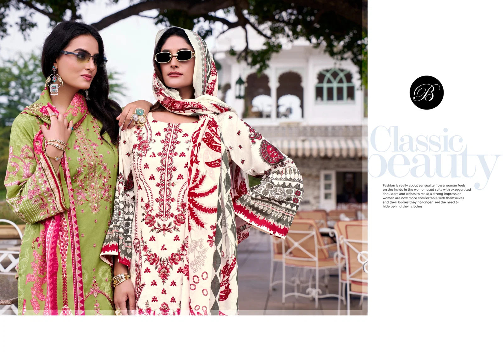 Belliza Ishara Cotton Digital Printed Embroidery Dress Material Collection