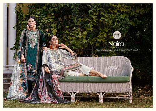 Belliza Naira Vol 127 Cotton Digital Printed Dress Material Collection