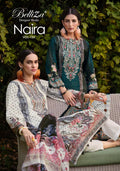 Belliza Naira Vol 133 Cotton Digital Prints Embrodiery Dress Material