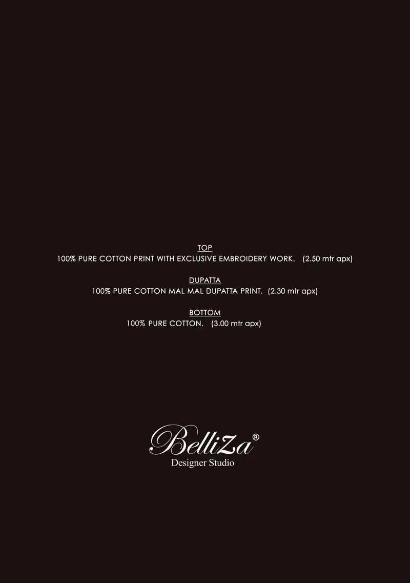 Belliza Naira Vol 133 Cotton Digital Prints Embrodiery Dress Material