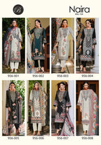 Belliza Naira Vol 133 Cotton Digital Prints Embrodiery Dress Material