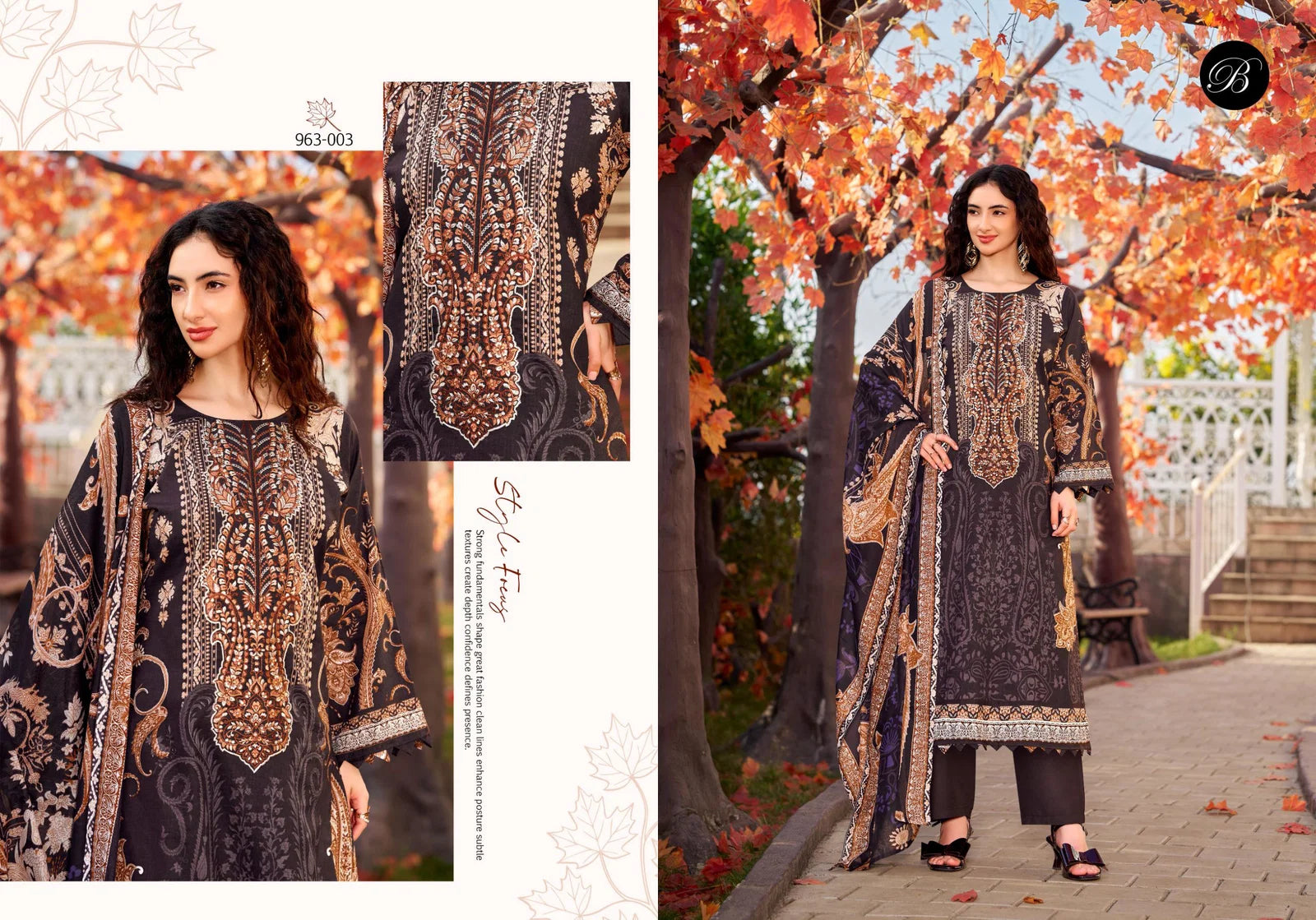 Belliza Naira Vol 135 Cotton Digital Printed Karachi Dress Material