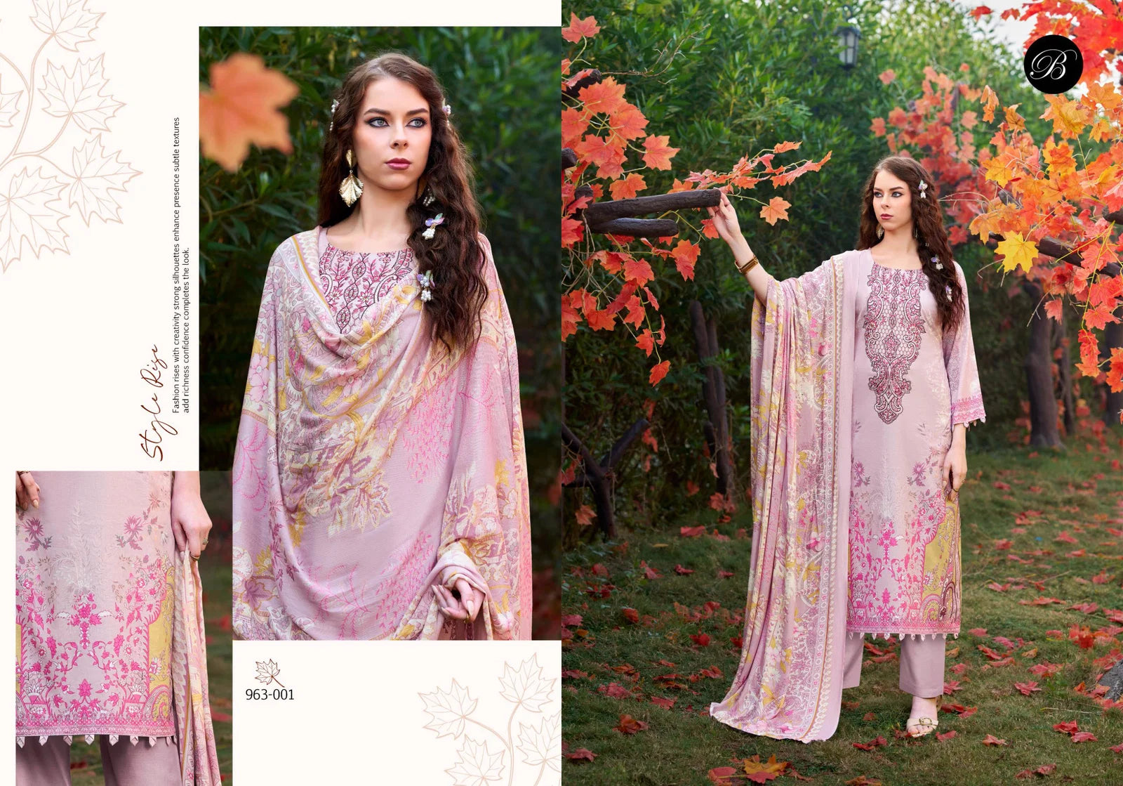 Belliza Naira Vol 135 Cotton Digital Printed Karachi Dress Material