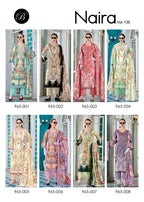 Belliza Naira Vol 136 Cotton Digital Printed Karachi Dress Material