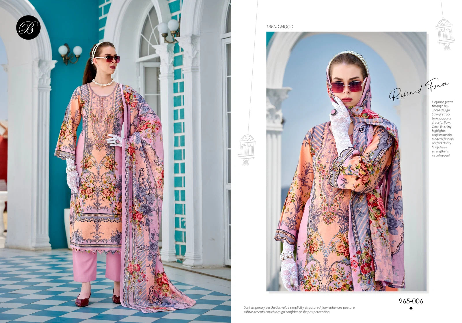 Belliza Naira Vol 136 Cotton Digital Printed Karachi Dress Material