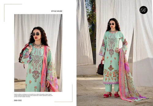 Belliza Naira Vol 137 Cotton With Self Embroidered Salwar Kameez Collection