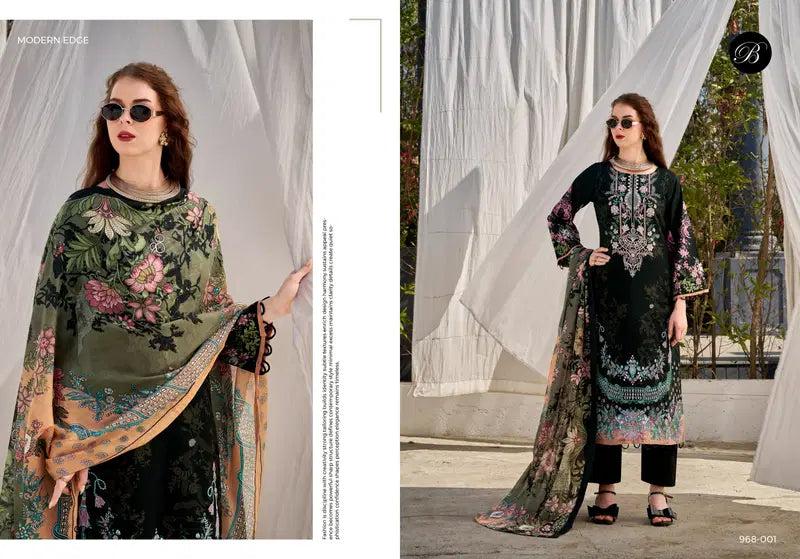 Belliza Naira Vol 137 Cotton With Self Embroidered Salwar Kameez Collection