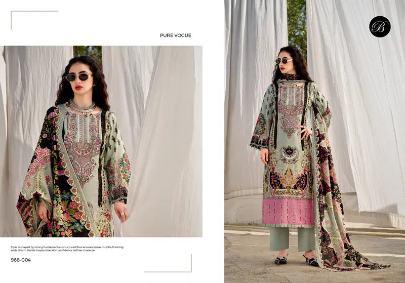 Belliza Naira Vol 137 Cotton With Self Embroidered Salwar Kameez Collection