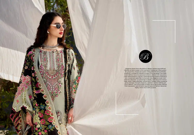 Belliza Naira Vol 137 Cotton With Self Embroidered Salwar Kameez Collection