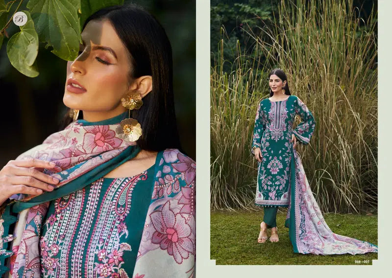 Belliza Naira Vol 138 Cotton With Self Embroidered Salwar Kameez Collection