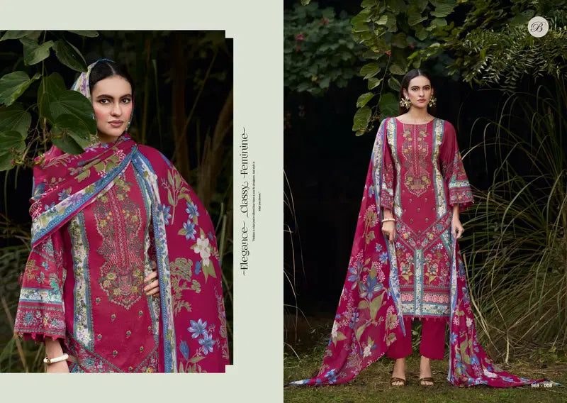 Belliza Naira Vol 138 Cotton With Self Embroidered Salwar Kameez Collection