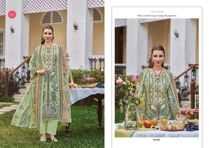 Belliza Naira Vol 140 Cotton With Self Embroidered Salwar Kameez Collection