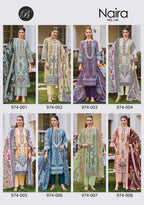 Belliza Naira Vol 140 Cotton With Self Embroidered Salwar Kameez Collection