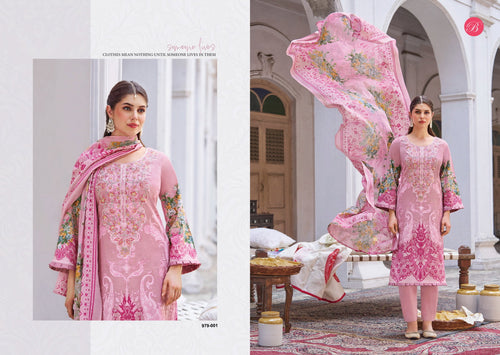 Belliza Naira Vol 142 Cotton With Self Embroidered Salwar Kameez Collection