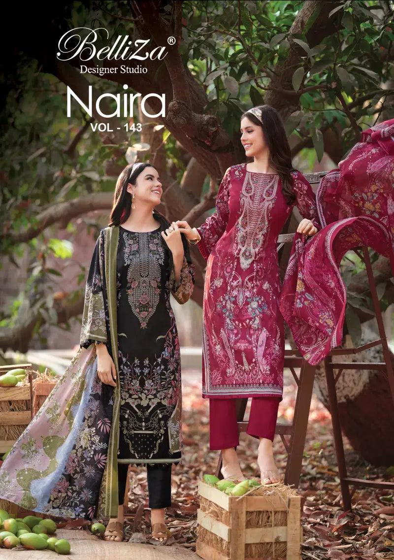 Belliza Naira Vol 143 Cotton Printed Dress Material