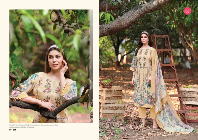 Belliza Naira Vol 143 Cotton Printed Dress Material