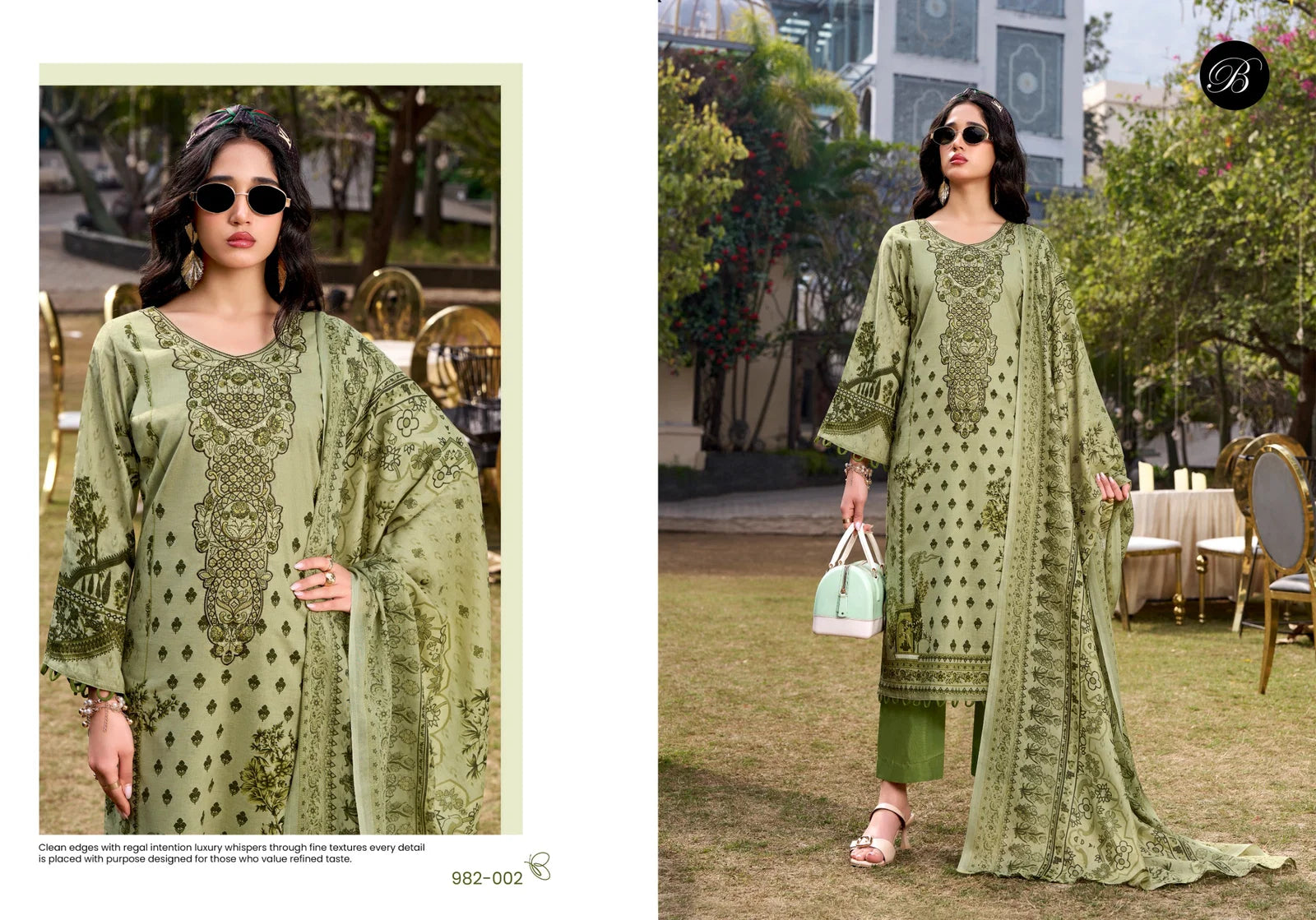 Belliza Naira Vol 144 Cotton Print With Embroidered Dress Material
