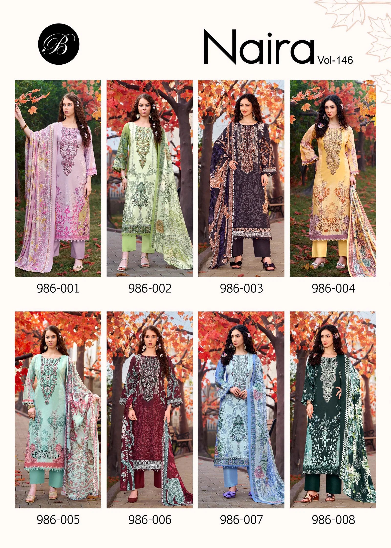 Belliza Naira Vol 146 Cotton Digital Printed Dress Material