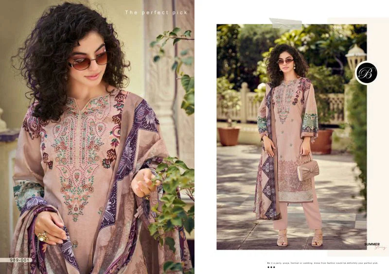 Belliza Naira Vol 148 Cotton Digital Printed Dress Material