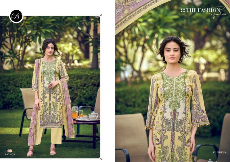 Belliza Naira Vol 149 Cotton Digital Print Dress Material