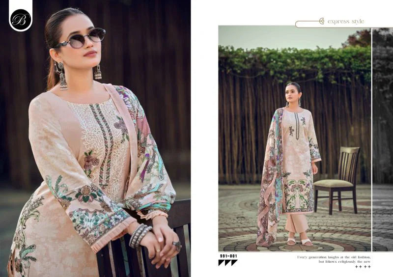 Belliza Naira Vol 150 Cotton Digital Print Dress Material