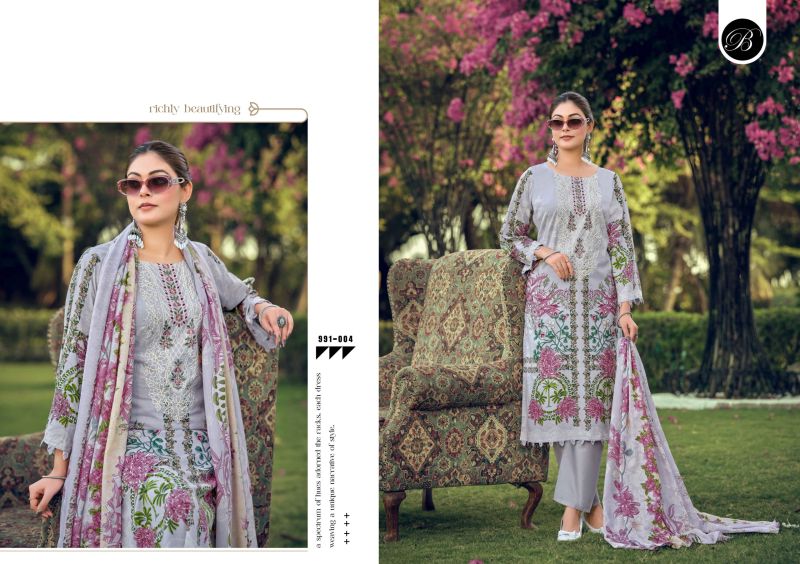 Belliza Naira Vol 150 Cotton Digital Print Dress Material