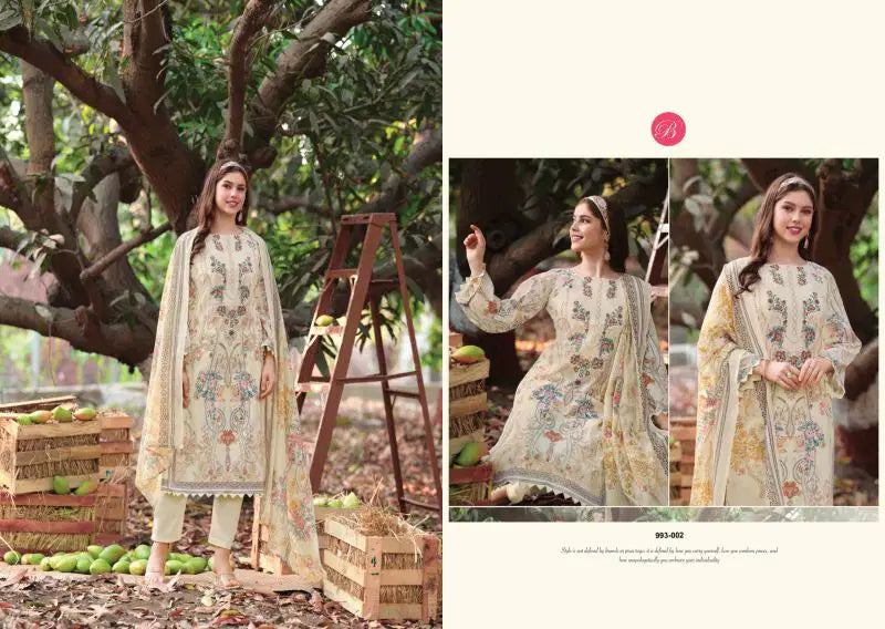 Belliza Naira Vol 152 Cotton Digital Print Dress Material