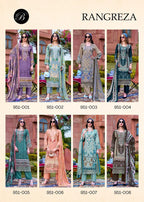 Belliza Rangreza Crepe With Embroidery Work Dress Material Collection