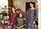 Belliza Riwayat Vol 16 Viscose Rayon Embroidered Dress Material Collection