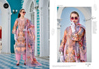 Belliza Riwayat Vol 17 Viscose Rayon Embroidered Dress Material Collection