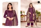 Belliza Rumi Vol 2 Viscose Silk With Jacquard Dress Material Collection