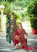 Belliza Sanjeeda Vol 1 Viscose Rayon Digital Print Dress Material Collection