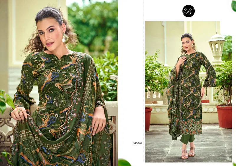 Belliza Sanjeeda Vol 1 Viscose Rayon Digital Print Dress Material Collection