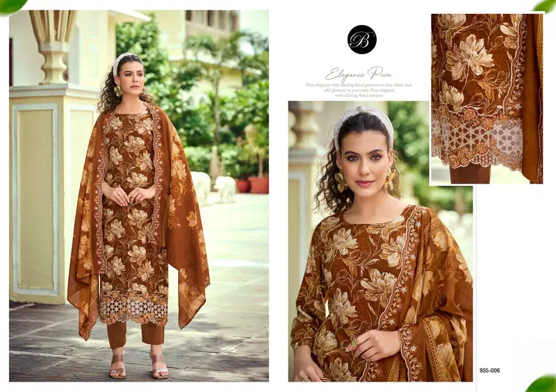 Belliza Sanjeeda Vol 1 Viscose Rayon Digital Print Dress Material Collection