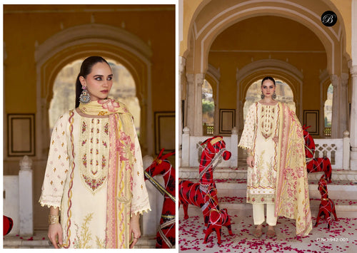 Belliza Shahiba Jam Cotton With Digital Printed Dress Material