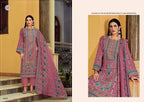 Belliza Silvora Jam Cotton Dischange Foil Print With Work Dress Material