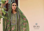 Belliza Silvora Jam Cotton Dischange Foil Print With Work Dress Material