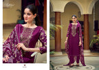 Belliza Zaisha Viscose Rayon Digital Print Embroidery Dress Material