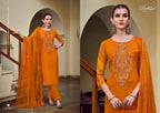 Belliza Zaisha Viscose Rayon Digital Print Embroidery Dress Material
