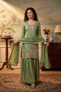 Beriston Bs 101 Tissue Silk Embroidered Salwar Kameez